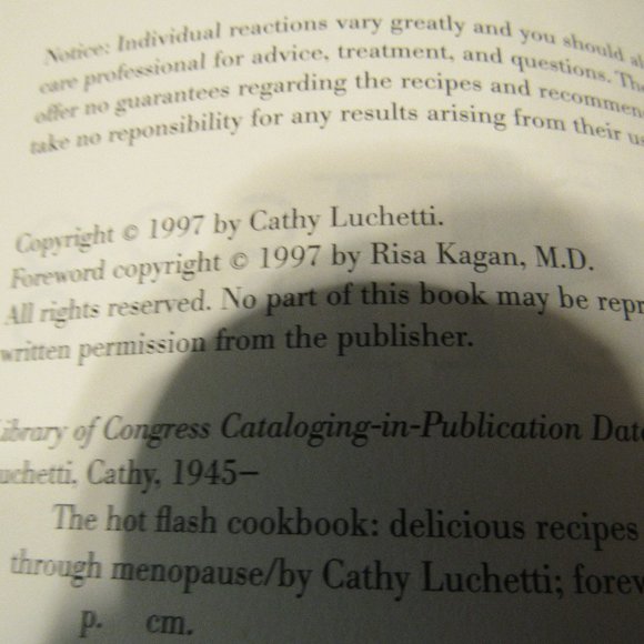 🌶️ Vintage "The Hot Flash Cookbook" - SC - Picture 7 of 10